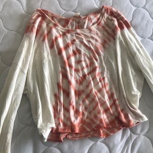 Free People tie-die long sleeve